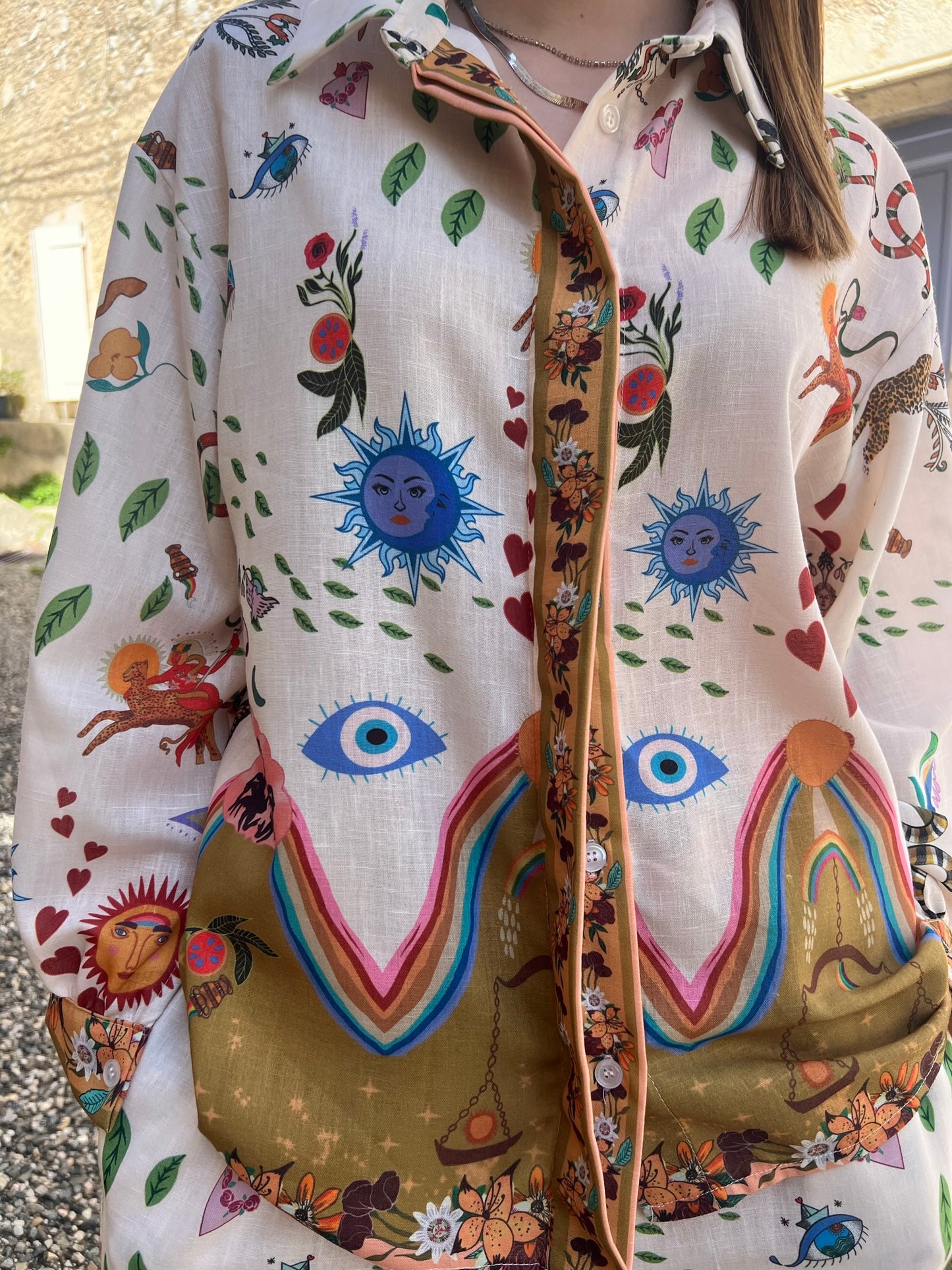 Chemise à motifs Alicia