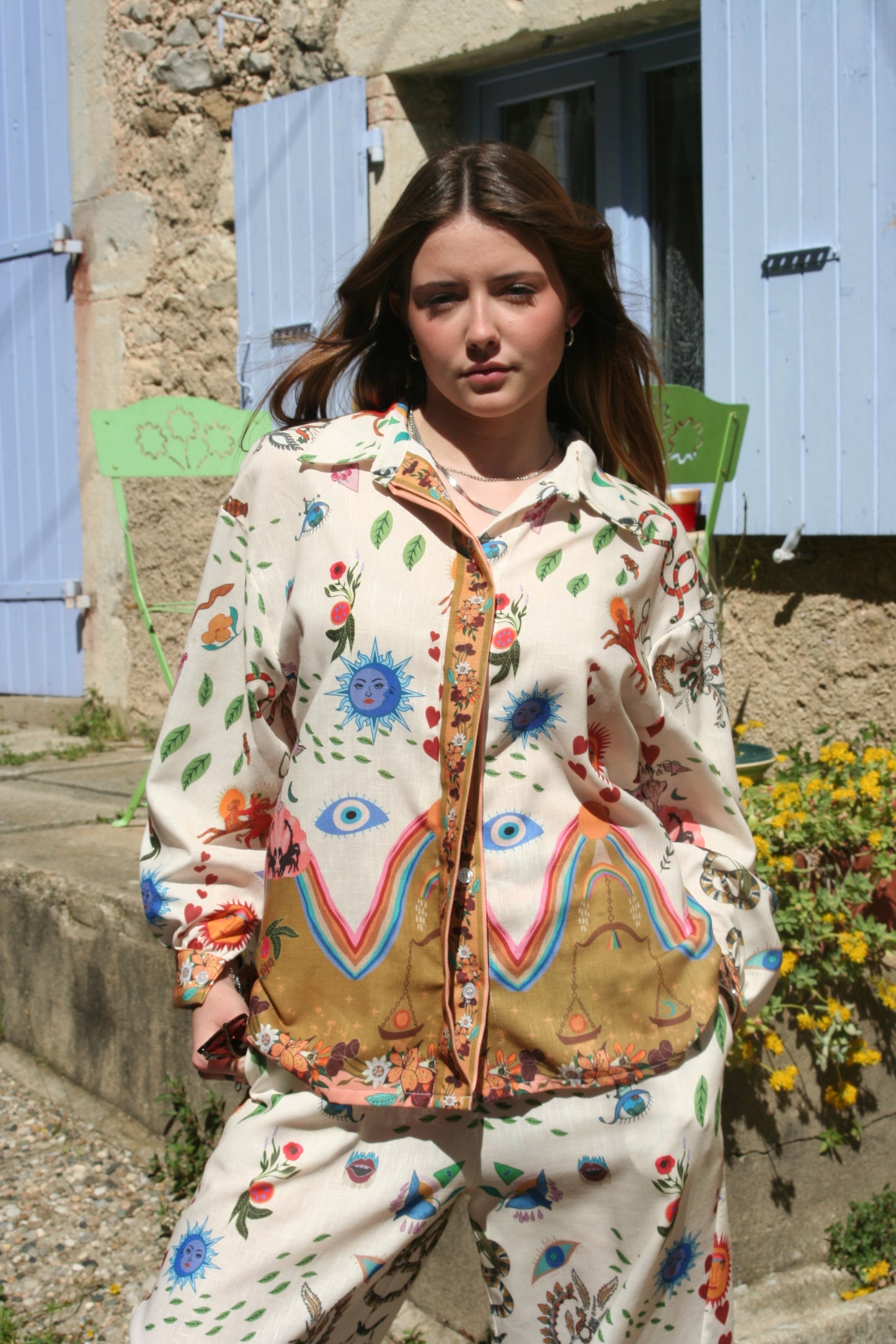 Chemise à motifs Alicia
