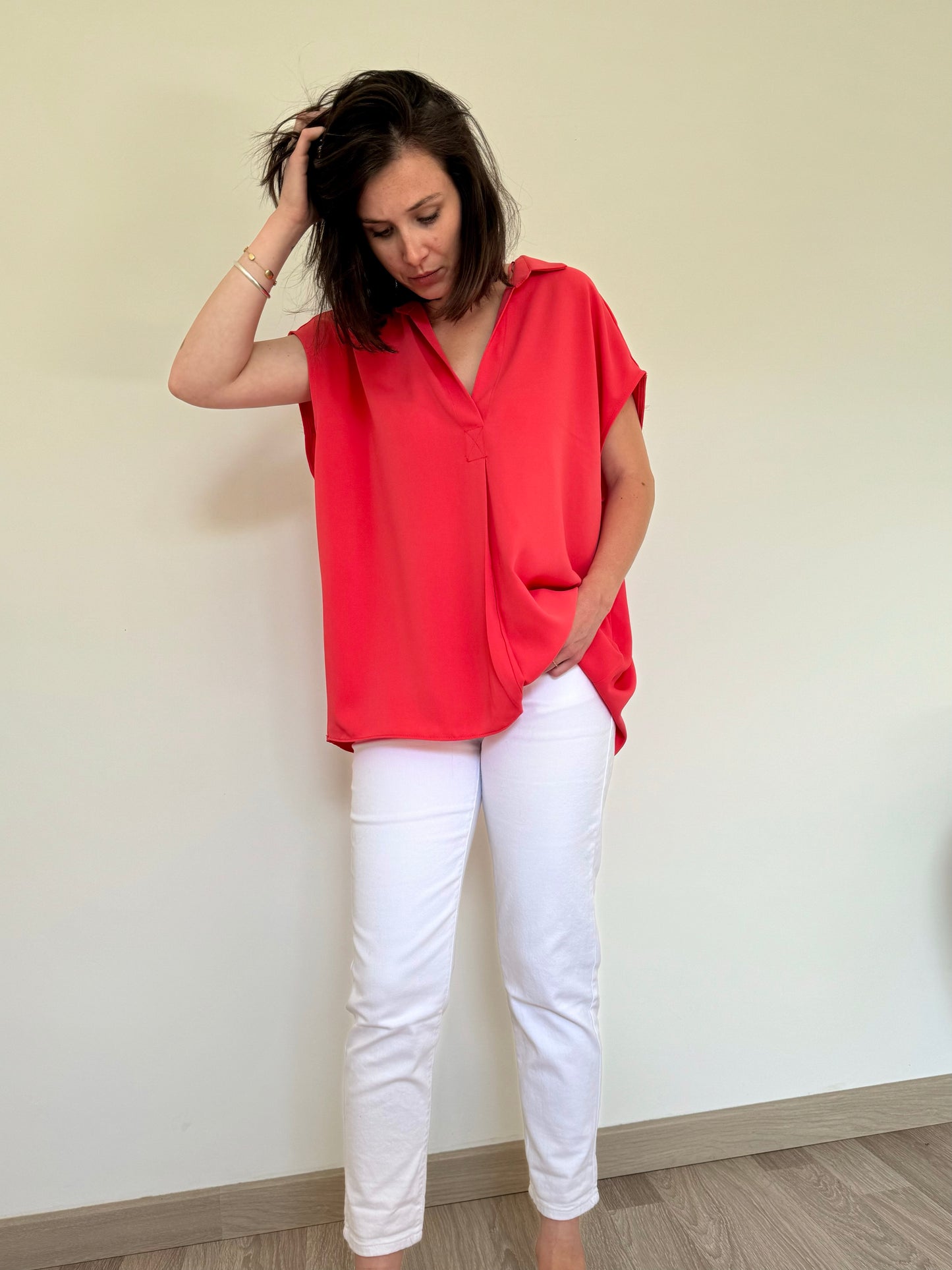 Jean Mom Fit blanc