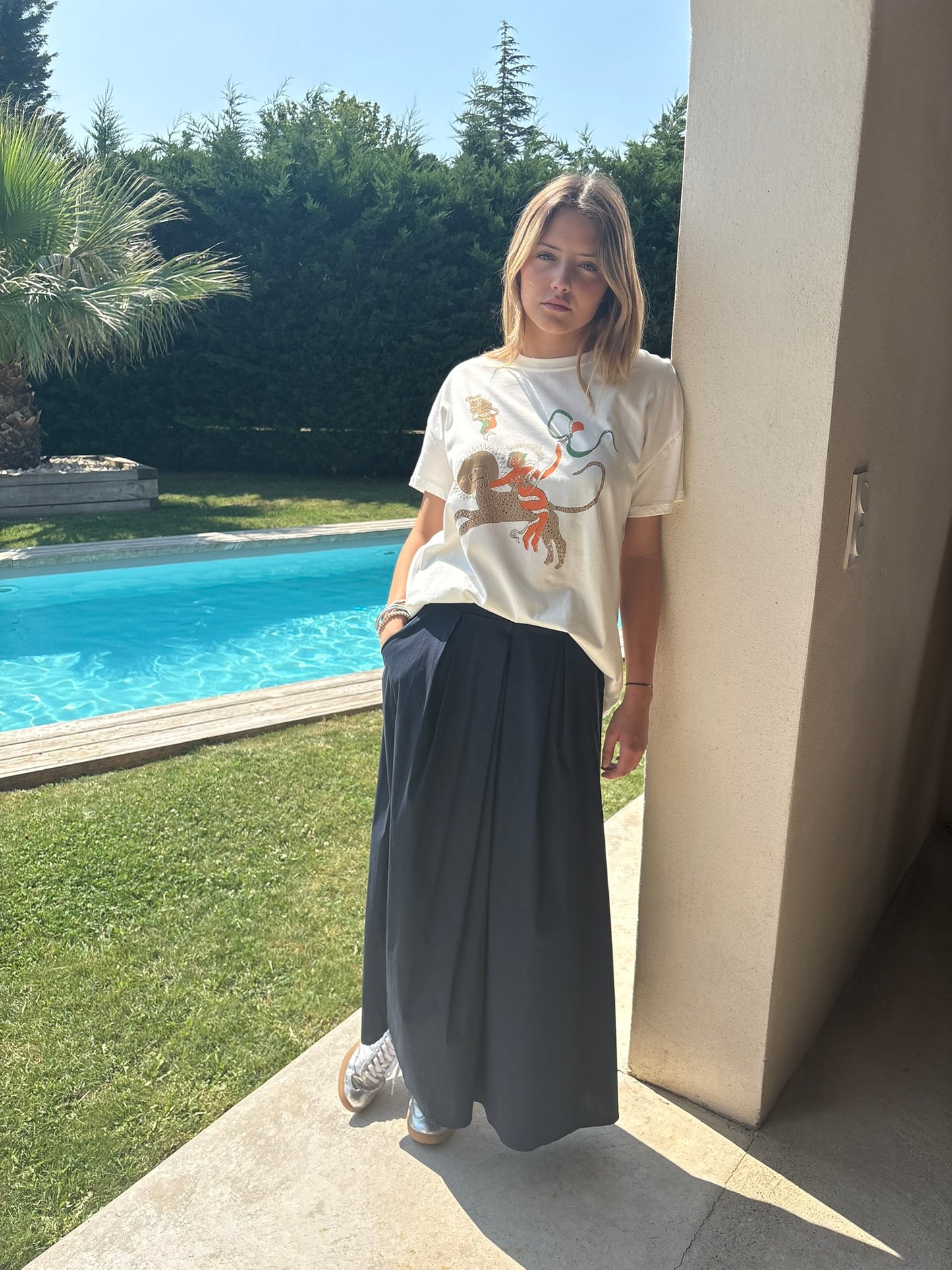 Jupe Mila bleu marine